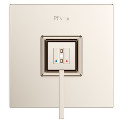 Pfister Polished Nickel Trim Kit for Thermostatic Shower R89-VRVD