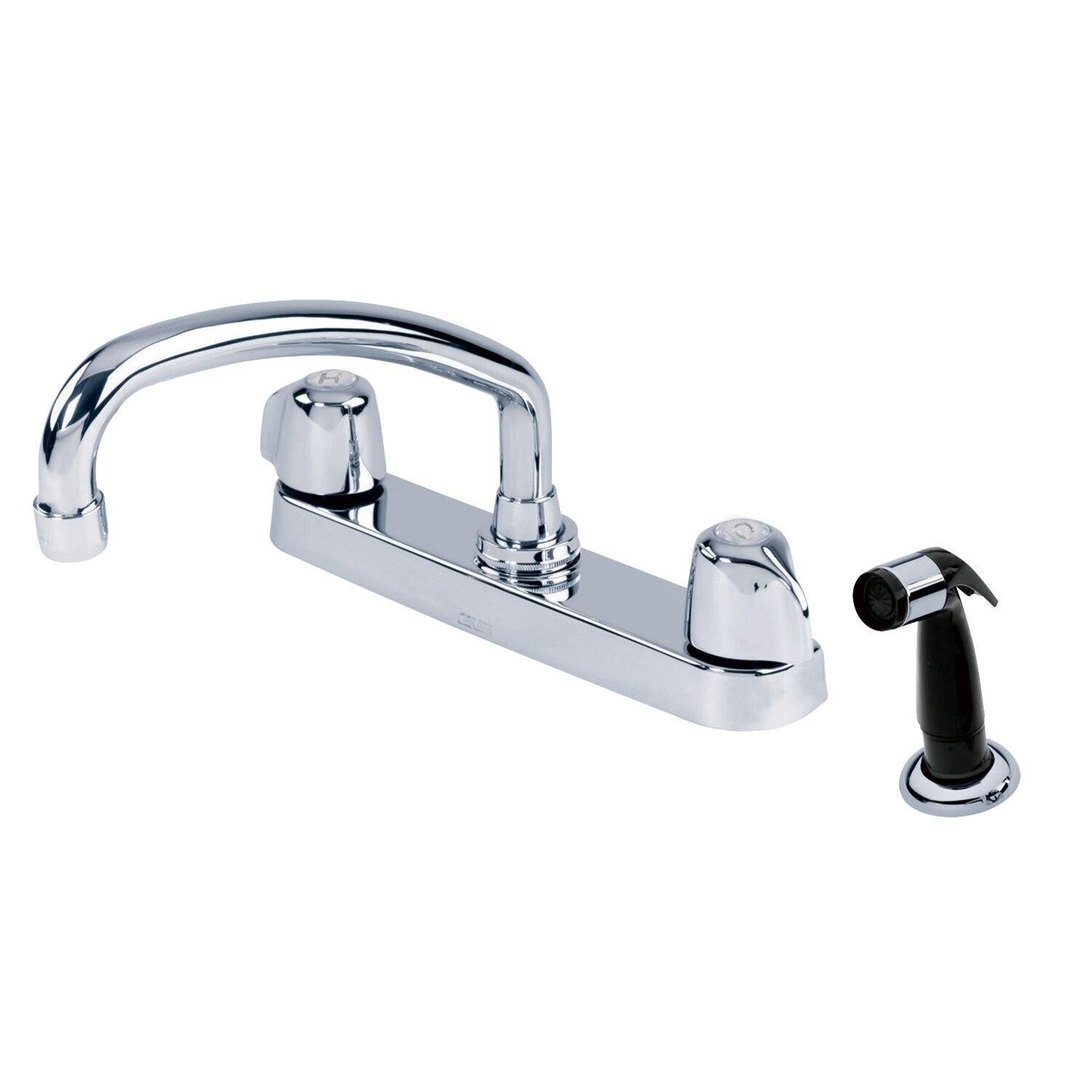 Gerber G0042526 Chrome Classics Two Handle Kitchen Faucet Deck Plate MOUNTED...
