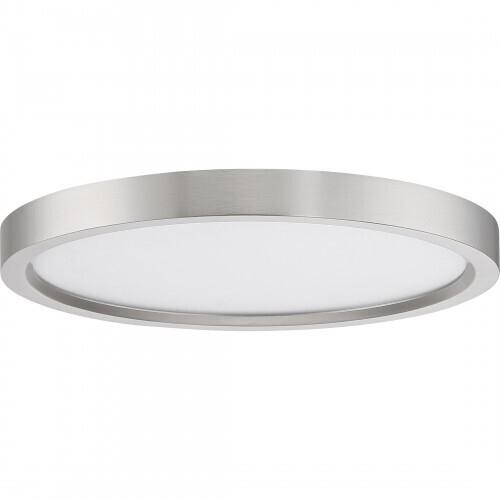 Quoizel OST1711BN Outskirts Flush mount 11"d brushed nickel Flush Mount