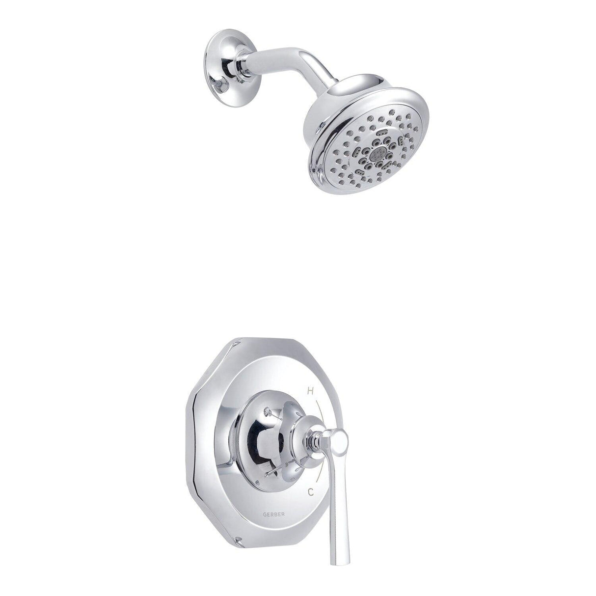 Gerber D501528TC Chrome Draper Shower-only Trim Kit, 1.75GPM