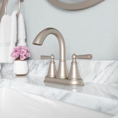 Pfister Brushed Nickel Saxton Centerset Bath Faucet LG48-GL0K
