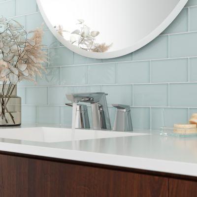 Pfister Polished Chrome Arkitek 8" Widespread Lavatory Faucet LG49-LPMC