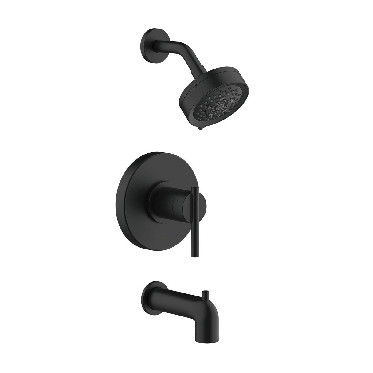 Gerber D511658BSTC Parma Tub & Shower Trim Kit, 1.75GPM - Satin Black
