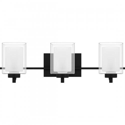 Quoizel KLT8903MBK Kolt Bath 3 lights matte black Bath Light