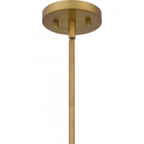 Quoizel QPP6189AB Quoizel Piccolo Pendant Mini pendant 1 light aged brass Mini Pendant