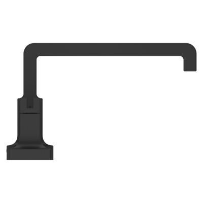 Matte Black 2-handle Deck Mounted Roman Tub Trim Without Handles RT6-5VRVB