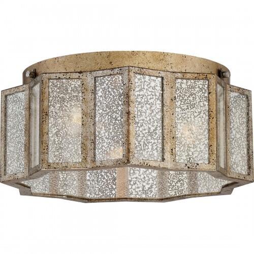 Quoizel SRE1616AGL Shrine Flush mount 16"d aged gold Flush Mount