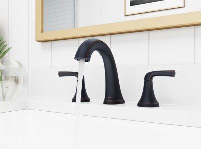 Pfister Tuscan Bronze 2-handle 8" Widespread Bathroom Faucet LG49-MCA0Y