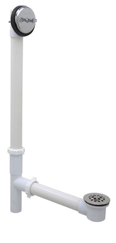 Gerber G0041513 Chrome Classics Pvc Trip Lever Drain for Roman Tub