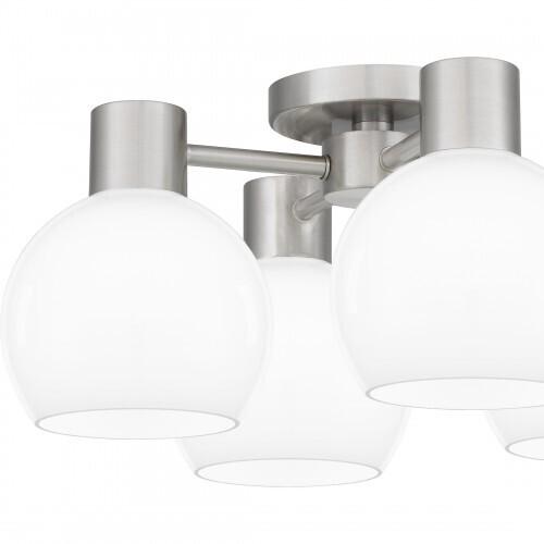 Quoizel QSF6199BN Quoizel Semi-Flush Mount Semi flush 4 lights brushed nickel Semi-Flush Mount