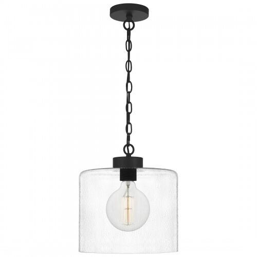 Quoizel ABR1512MBK Abner Mini pendant 1 light matte black Mini Pendant
