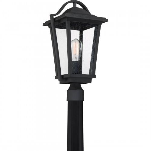 Quoizel DRS9011EK Darius Outdoor post 1 light earth black Outdoor Lantern