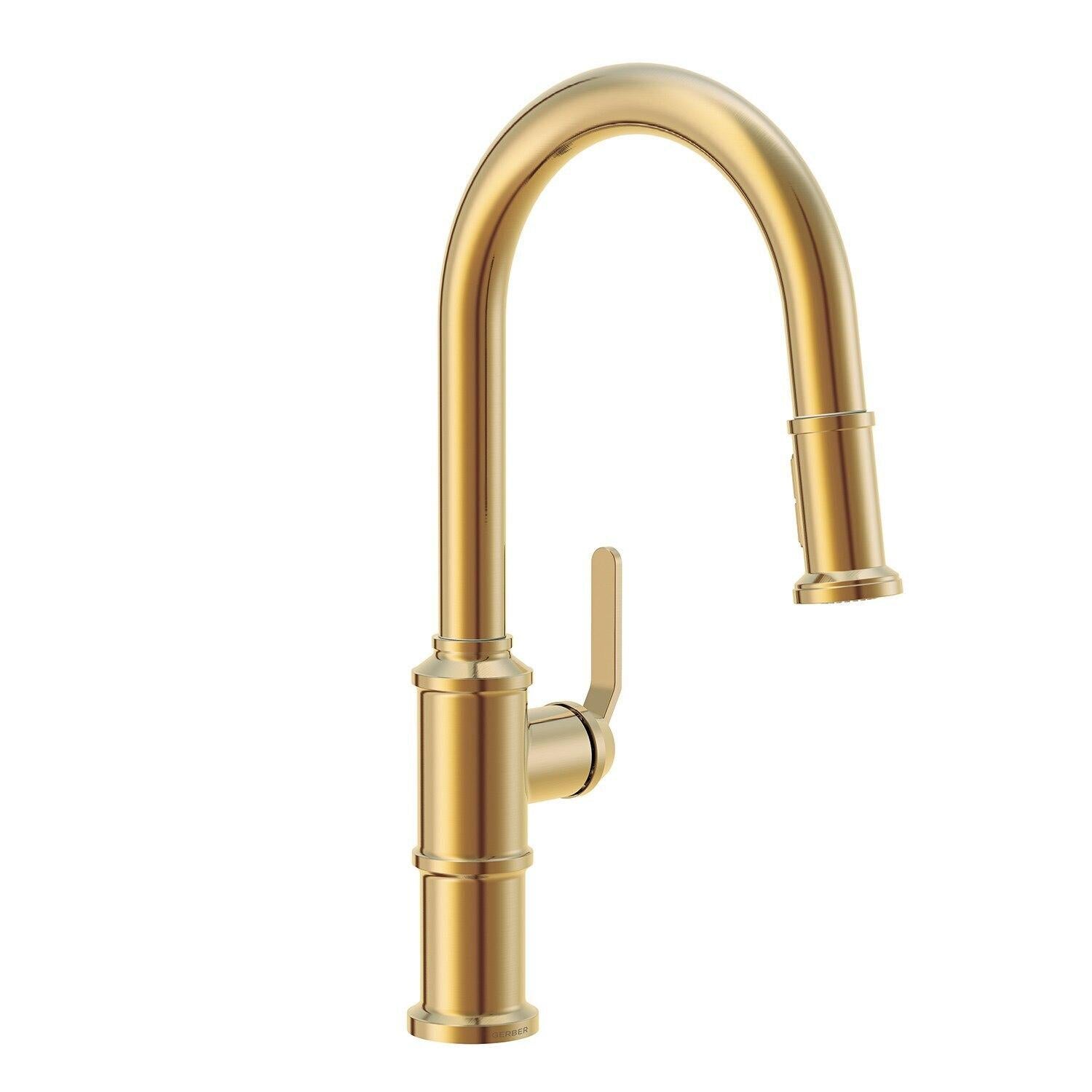 Gerber D454437 Chrome Kinzie Single Handle Pull-down Kitchen Faucet
