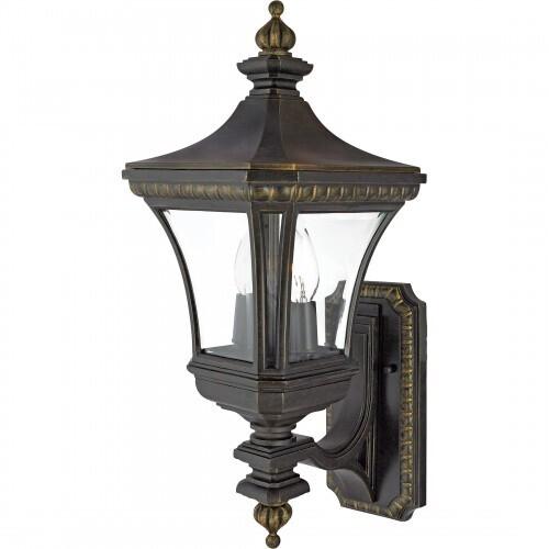 Quoizel DE8959IB Devon Outdoor wall impr brnz 2l Outdoor Lantern