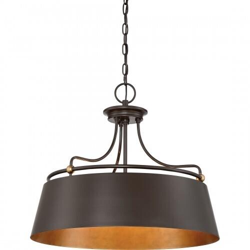 Quoizel FV2824WT Fairview Pendant western bronze 4lts Pendant