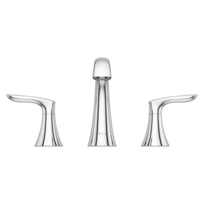 Pfister Polished Chrome Weller Widespread Bath Faucet LG49-WR0C