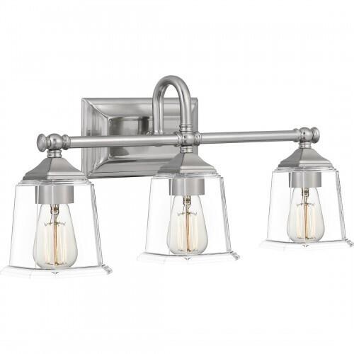 Quoizel NLC8603BN Nicholas Bath 3 light brushed nickel Bath Light