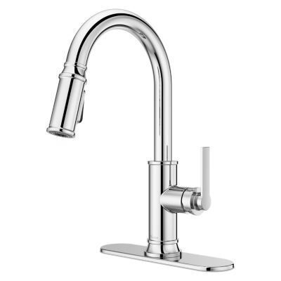 Pfister Polished Chrome 1-handle Pull-down Kitchen Faucet GT529-COLC