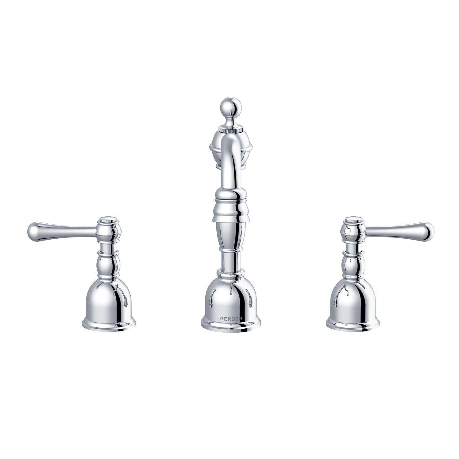 Gerber D303257BN Brushed Nickel Opulence Two Handle Widespread Lavatory Faucet