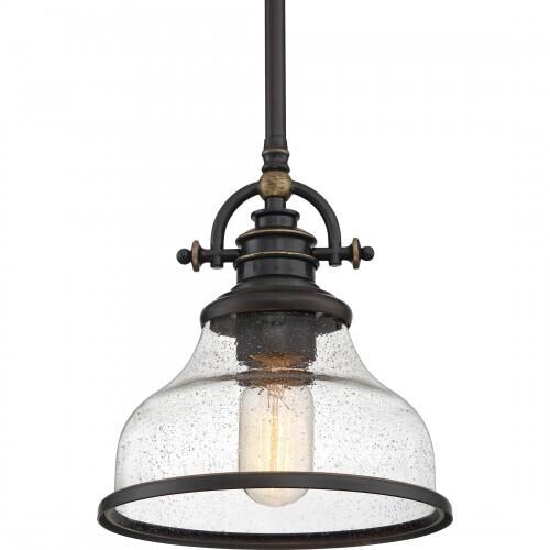 Quoizel GRTS1508PN Grant Mini pendant 1 light palladian bronze Mini Pendant