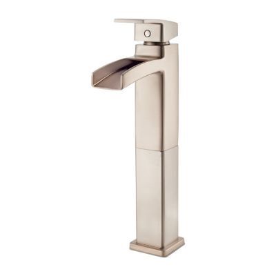 Pfister Brushed Nickel Kenzo Single Handle Vessel Faucet LG40-DF0K