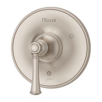 Pfister Brushed Nickel Tisbury Valve, Trim Only R89-1TBK