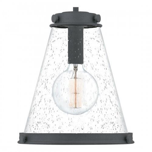 Quoizel QP5260MB Bristol Mini pendant 1 light mottle black Mini Pendant