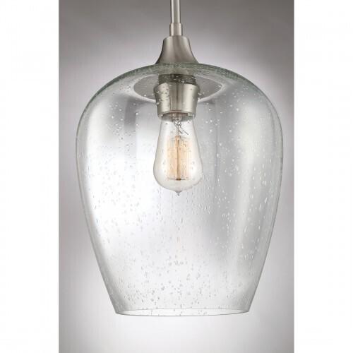 Quoizel TWE1510BN Towne Mini pendant brushed nickel Mini Pendant