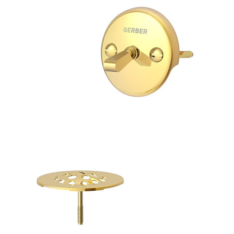 Gerber G0086867 Polished Brass Classics Trip Lever Drain Trim Kit