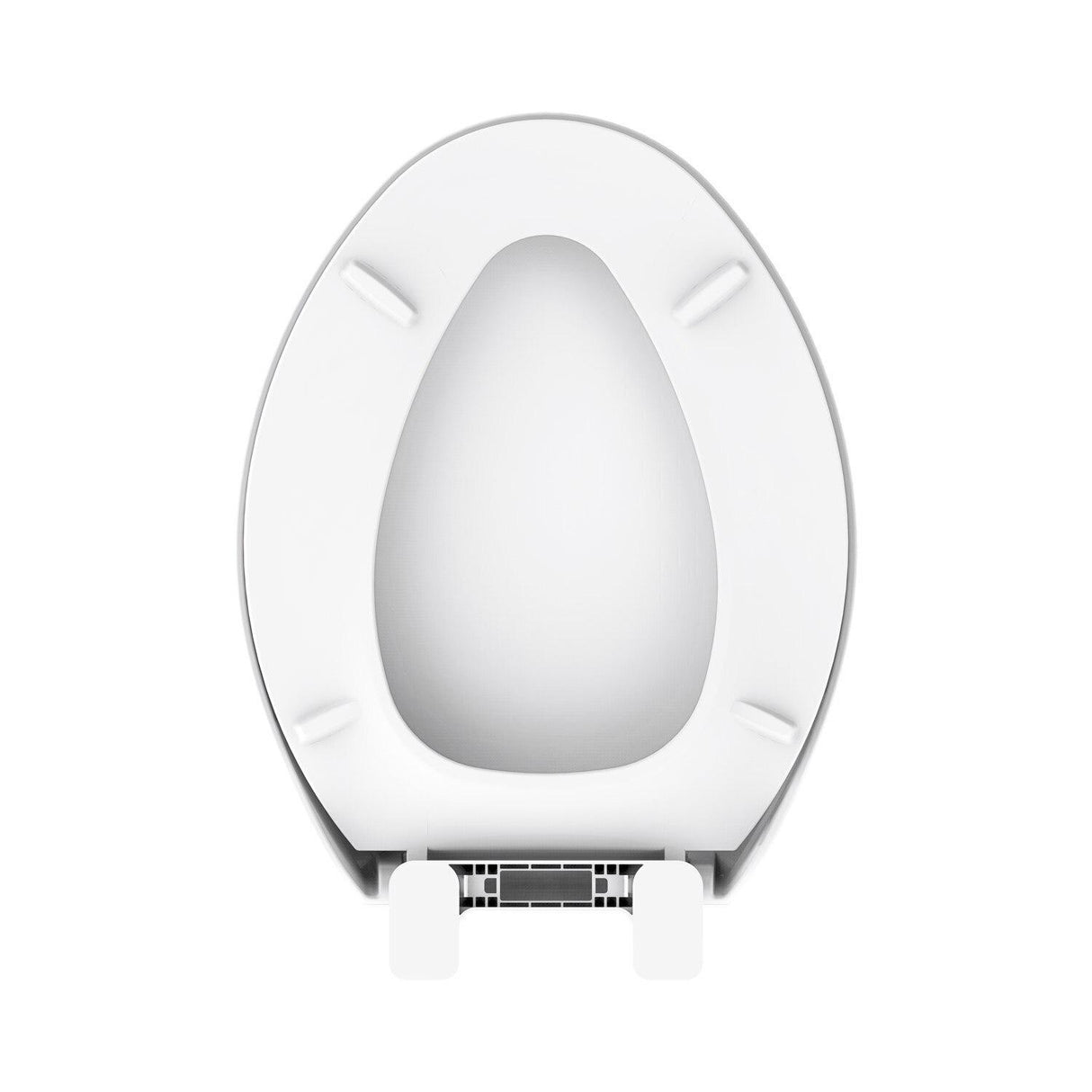 Gerber G009921325 Bone Adjustable Slow Close Elongated Toilet Seat With Cover