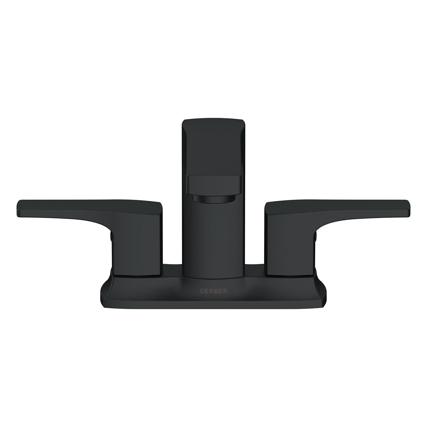 Gerber D307070BS Tribune Two Handle Centerset Bathroom Faucet - Satin Black