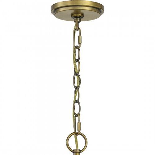 Quoizel JOU5032AB Joules Chandelier 9 light aged brass Chandelier