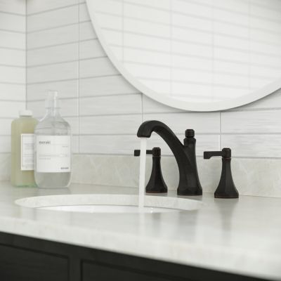 Pfister Tuscan Bronze Arterra 8" Widespread Lavatory Faucet LG49-DE0Y