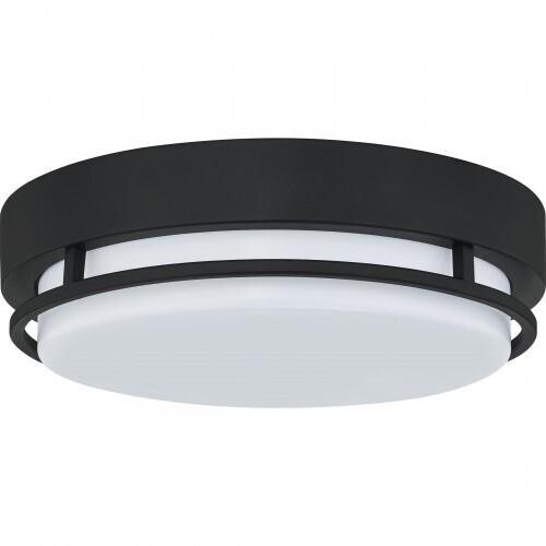 Quoizel HAL1612EK Hale Flush mount led light earth black Flush Mount