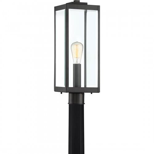 Quoizel WVR9007EK Westover Outdoor post 1 light earth black Outdoor Lantern
