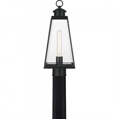 Quoizel PAX9007MBK Paxton Outdoor post 1 light matte black Outdoor Lantern