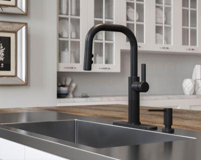 Pfister Matte Black Kitchen Soap Dispenser KSD-MDRB
