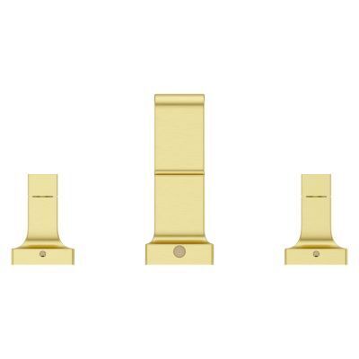 Brushed Gold 2-handle Deck Mounted Roman Tub Trim Without Handles RT6-5VRVBG