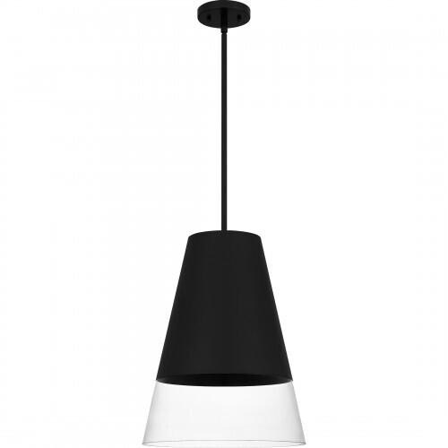 Quoizel PRG1514BBK Peregrine Mid pendant 1 light brushed black Mini Pendant