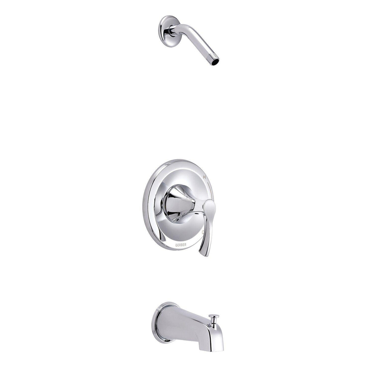 Gerber D510022LSBRTC Antioch Tub & Shower Trim Kit, Without Showerhead - Tumbled Bronze