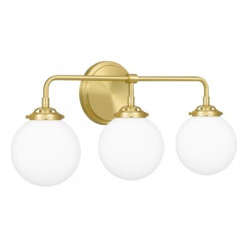 Quoizel LRY8624Y Landry Bath 3 light satin brass Bath Light