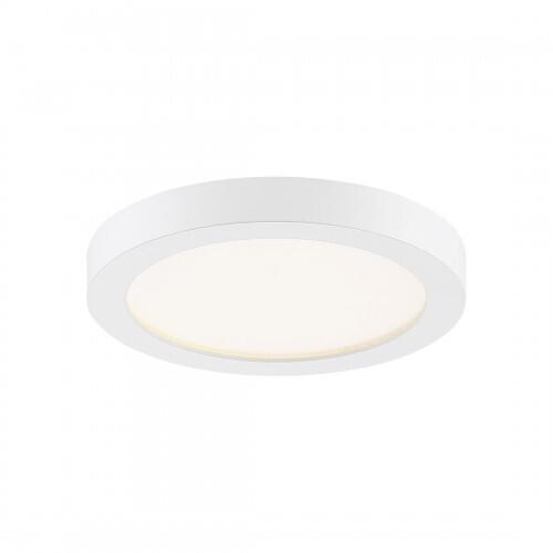 Quoizel OST1708W Outskirts Flush mount 7.5"d white Flush Mount