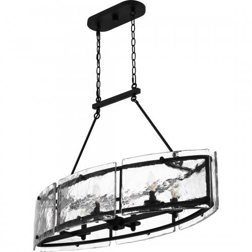 Quoizel FTS638EK Fortress Island 6 lights earth black Island Light
