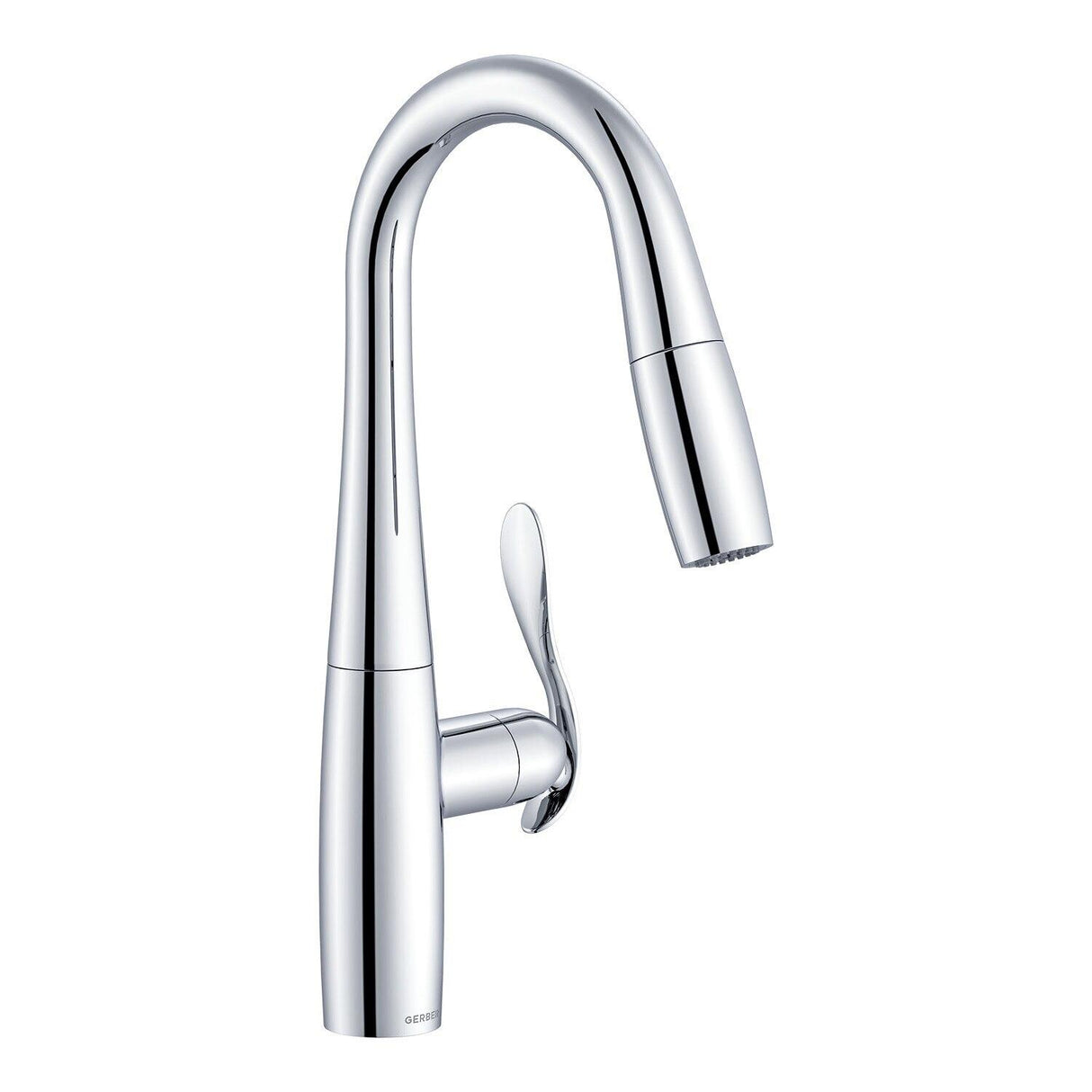 Gerber D150612BS Selene Single Handle Pull-down Prep Faucet - Satin Black
