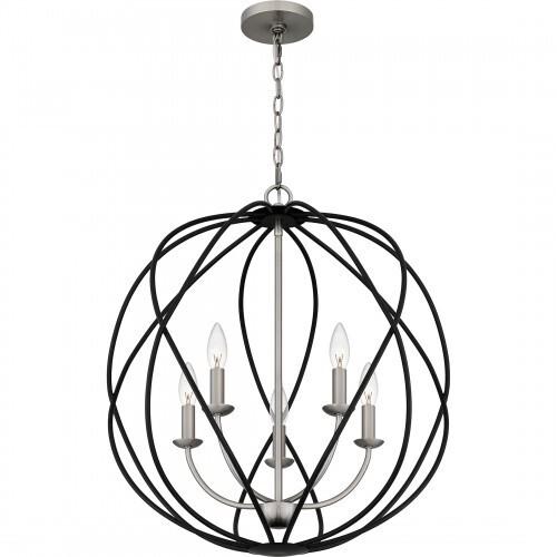 Quoizel BYN2824AN Bryn Pendant 5 lights antique nickel Pendant