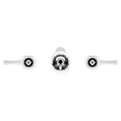 Pfister Polished Chrome 2-handle Wall Mount Bathroom Faucet LG49-RH4C