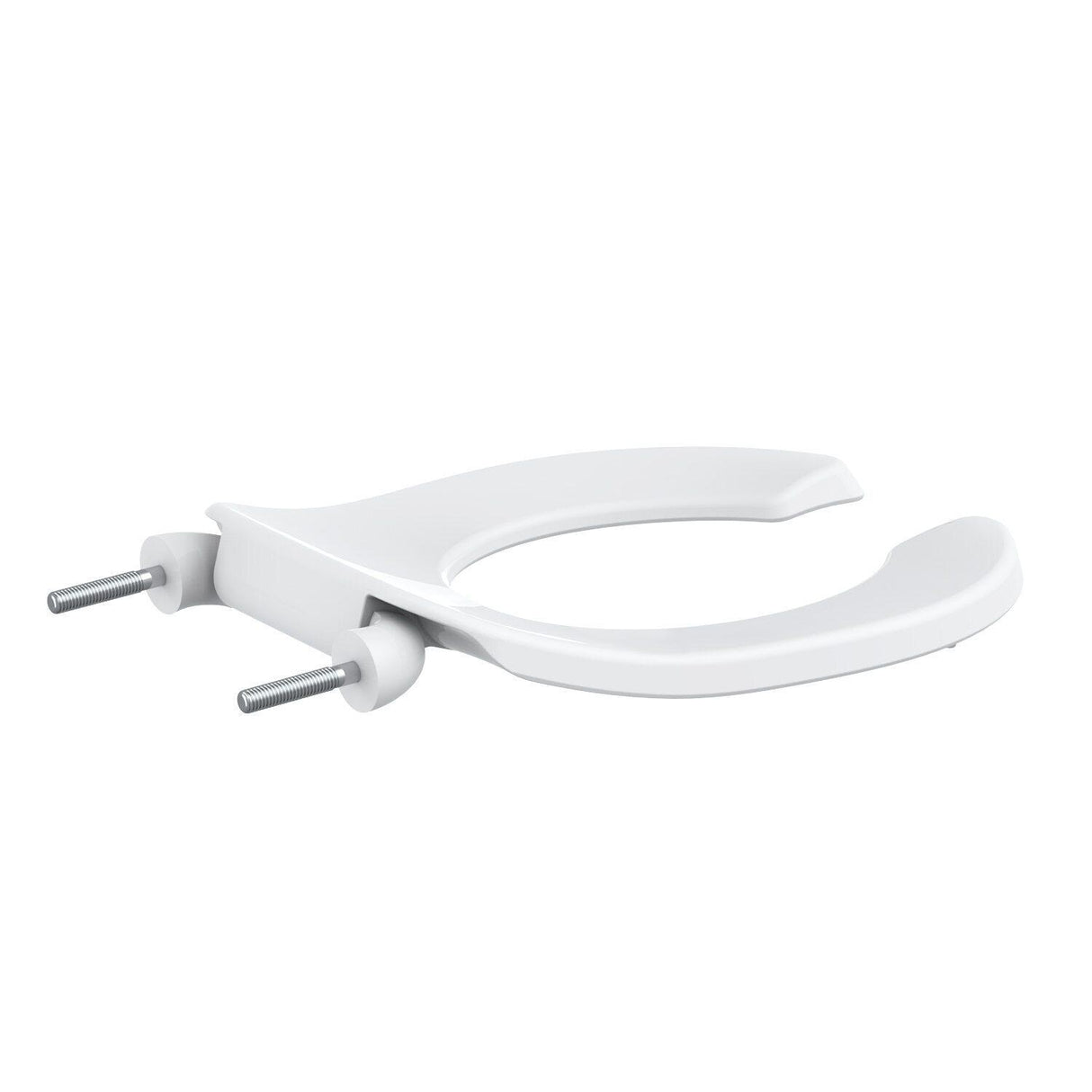 Gerber G0099215 White Commercial Open Front Toilet Seat Without Cover