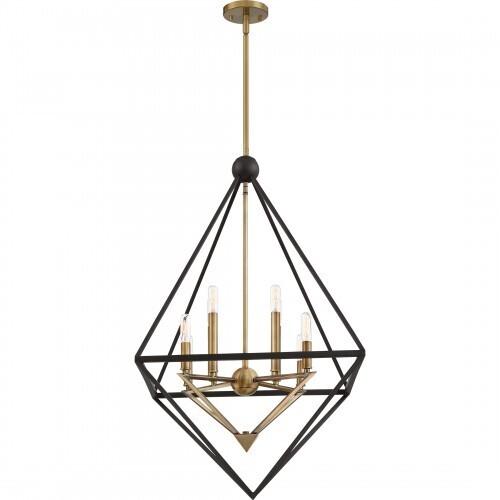 Quoizel LVR5208WT Louvre Foyer 8 light western bronze Pendant