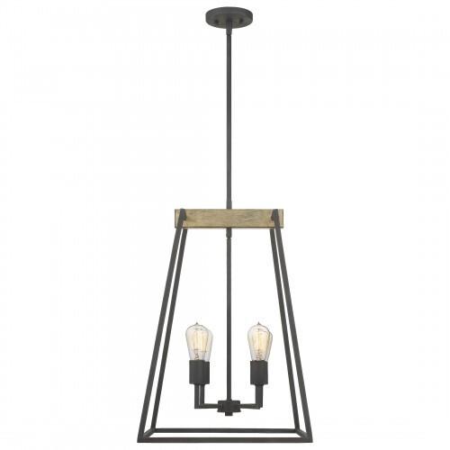 Quoizel BRT5204GK Brockton Foyer 4 light grey ash Pendant