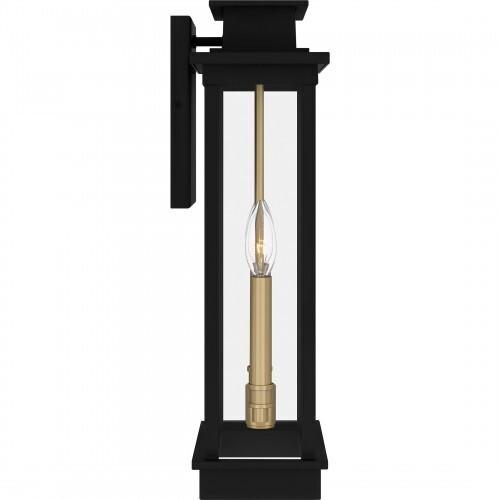 Quoizel NOE8409MBK Noelle Outdoor wall 2 lights matte black. Outdoor Lantern
